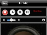 Air Mic Live Audio for iPhone/iPod Touch (Windows Screenshot