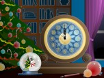 Magic Christmas Clock screensaver Screenshot