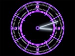 Luminescent Clock ScreenSaver Screenshot