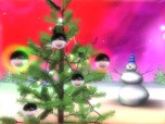 3D Christmas Space screensaver Screenshot