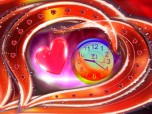 Love Dance Clock ScreenSaver Screenshot