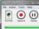 Sonarca Sound Recorder Free Screenshot