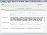 Genetic System Search for Tech. Analysis