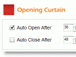 Flash Curtain Opening Component