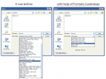 Formats Customizer Screenshot