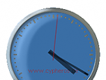 Cypheros Desktop Clock Screenshot