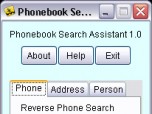 Phonebook Search Assistant Screenshot