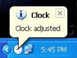 Atomic Clock Time Synchronizer Screenshot