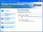 Paragon Partition Manager Free Edition (32-bit) Screenshot