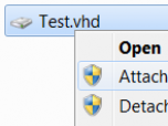 VHD Attach Screenshot