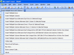 Insert Multiple Rows and Columns Between Data in E