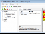 PURE CSS Menu Maker - Free Screenshot