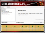 GuitarCourses.ws Fretboard Trainer Screenshot