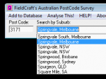 Australian Postcode Survey Screenshot