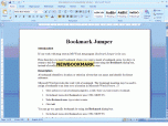 Bookmark Jumper for MS Word(1) Screenshot