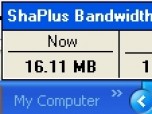 ShaPlus Bandwidth Meter Screenshot