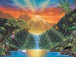 Paradise Falls Screensaver