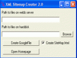XML SiteMap Creator Screenshot