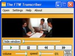 The FTW Transcriber Screenshot