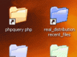 Red Folders Desktop Organizer