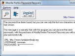 Mozilla Firefox Password Recovery Screenshot