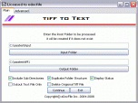 Tiff to Text Screenshot