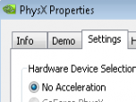 NVIDIA PhysX Screenshot