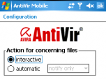Avira AntiVir Mobile for Pocket PC Screenshot