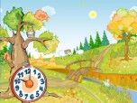 Autumn Clock Screensaver Screenshot