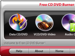 Free CD DVD Burner Screenshot