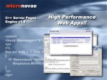 C++ Server Pages Screenshot