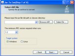 Jar2Exe Screenshot