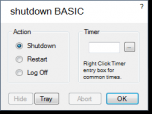 shutdown BASIC