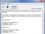 Webbrowser Password Recovery Screenshot