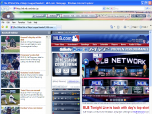 Baseball IE Browser Theme Screenshot