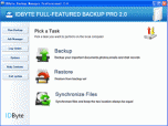 IDByte Full-Featured Backup Pro Screenshot
