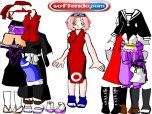 Naruto Sakura Dress Up Screenshot