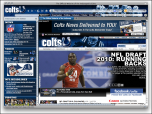 Indianapolis Colts Firefox Theme Screenshot