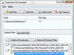 Duplicate File Sweeper