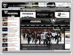 NHL Pittsburgh Penguins Hockey Firefox Theme Screenshot