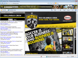 Columbus Crew MLS Firefox Theme Screenshot