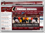 NHL Phoenix Coyotes Firefox Theme