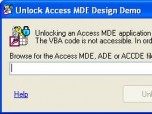 Unlock Access MDE Design