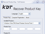 KDT Recover Product Key