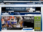 NFL Indianapolis Colts IE Browser Theme Screenshot