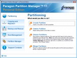 Paragon Partition Manager Personal (64-bit) Screenshot