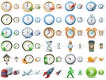 Large Time Icons Screenshot