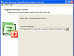 Project Recovery Toolbox Screenshot