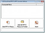 MS PowerPoint PPTX To PPT Converter Software Screenshot