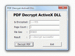 AzSDK PDF Decrypt ActiveX DLL Screenshot